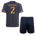 Maillot de foot Real Madrid Daniel Carvajal #2 Extérieur vêtements enfant 2023-24 Manches Courtes (+ pantalon court)